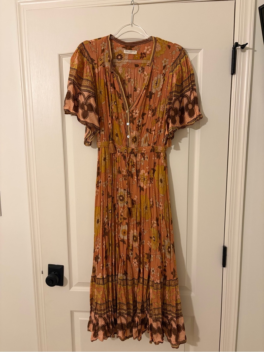 Spell & The Gypsy Floral V-Neck Midi Dress